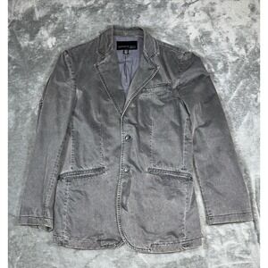 Vintage Kenneth Cole Blazer Jacket Gray Medium New York 3 Pocket